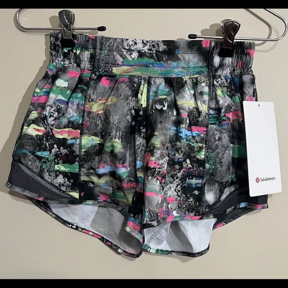 Lululemon Athletica Gray with Pink and Green Accents